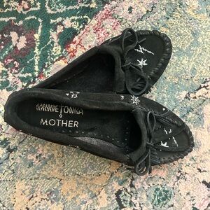 Minnetonka and MOTHER moccasins